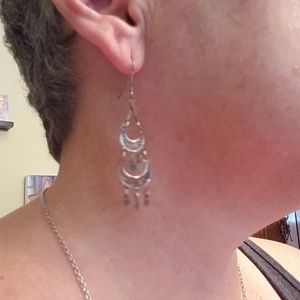 Vintage silver earrings